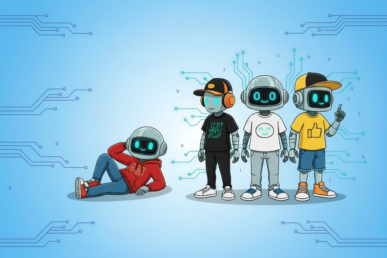 botshirts Banner Medium Blue